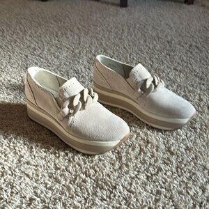 Dolce Vita Cream Platform Shoes